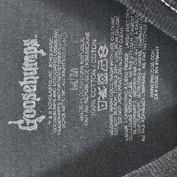 Goosebumps Men's Unisex Black Multicolor "Slappy" Dummy Graphic Tee Shirt, sz MD - Picture 2 of 8